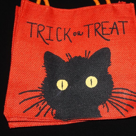 Spooky Halloween Trick Or Treat Bag | Jute Halloween Tote | Kids Halloween Bag - Picture 5 of 6